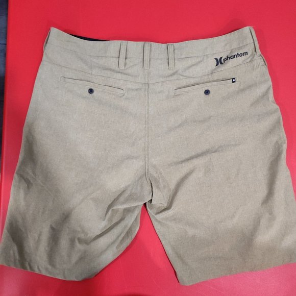 Hurley Phantom short tan men's size 36 - Picture 3 of 8